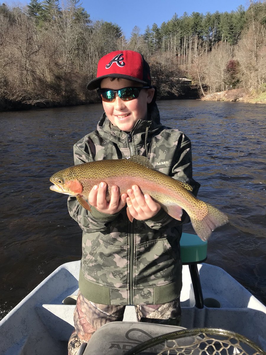 Great day for some fly fishing! #fatherandsontime
