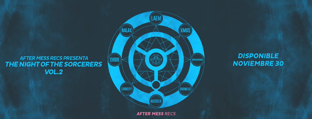 AfterMess's tweet photo. Siguiente semana los magos regresan con todo el poder del #Bass en #TNSVol2 #TheNightoftheSorcerers Vol. 2 #Dubstep #Riddim and more https://t.co/8YO7Wl5qLb