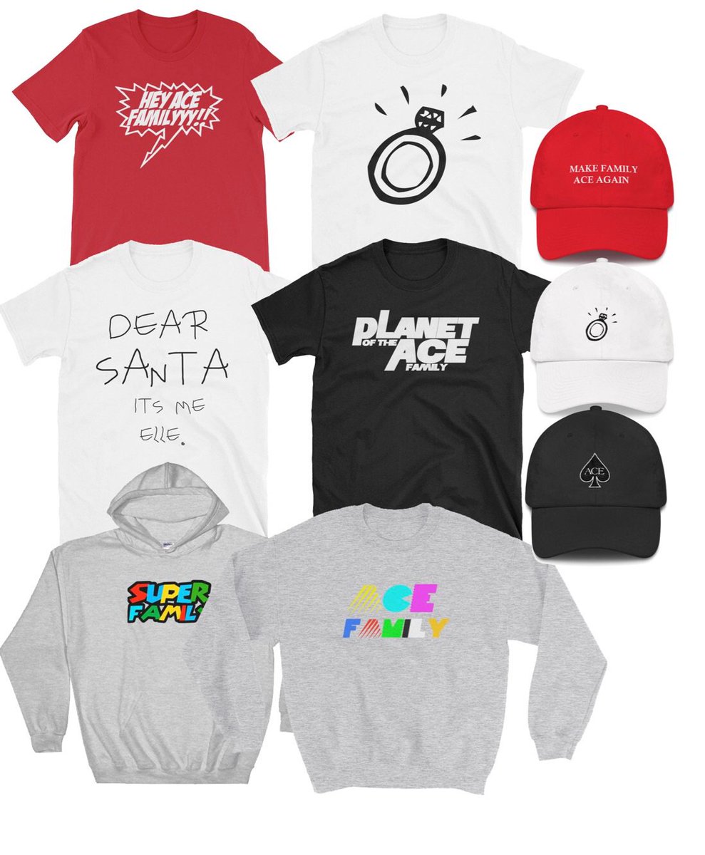 AustinMcbroom's tweet photo. NEW ACE FAMILY MERCH DROPPING ON FRIDAY 🔥🔥🔥 https://t.co/471sH1xSyg
