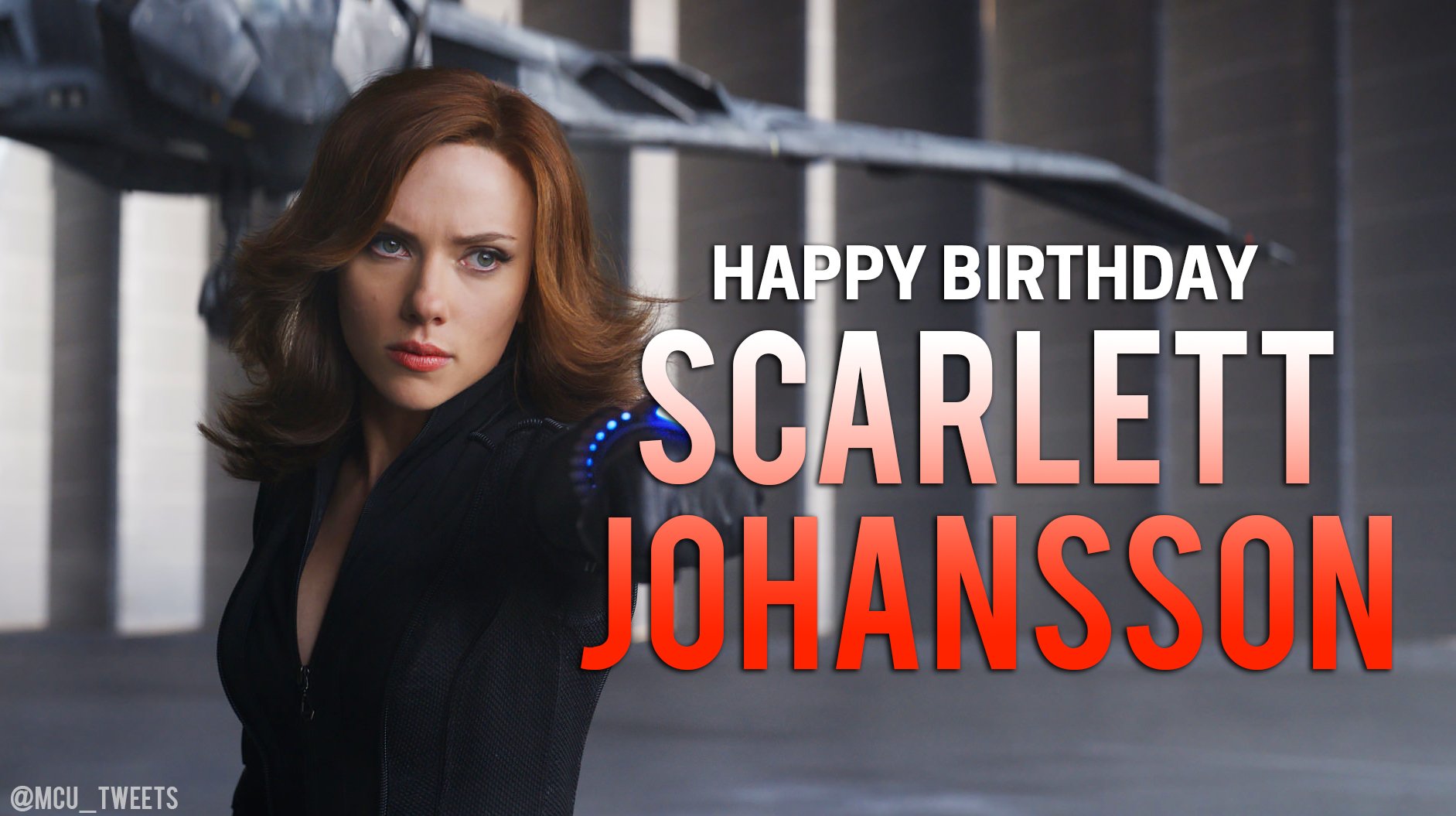 Join us in wishing the Black Widow of the MCU, Scarlett Johansson, a very happy 33rd birthday! 