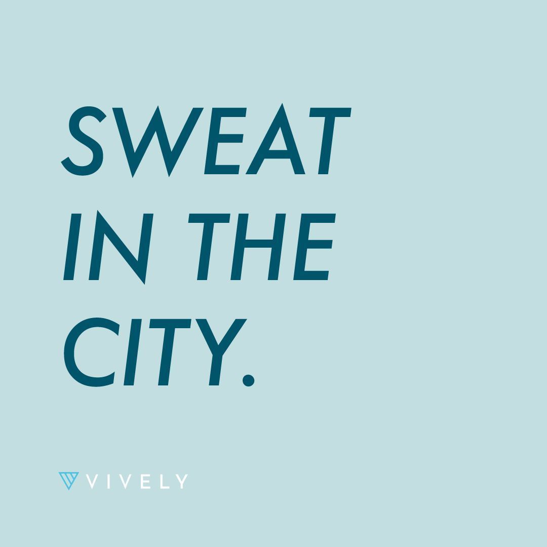 govively's tweet photo. New to the city? So are we. Meet your sweat match with Vively. 
#SanFrancisco #fitfam #tech  #vivavively https://t.co/IuoA4uvVhF