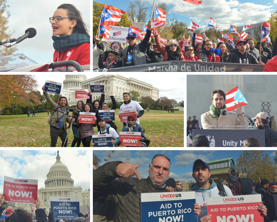 WeAreUnidosUS's tweet photo. ICYMI: Our team joined the #unitymarchforpr with thousands of others to continue the fight for #PuertoRico ๐ต๐ท https://t.co/vy1AiqSZny
