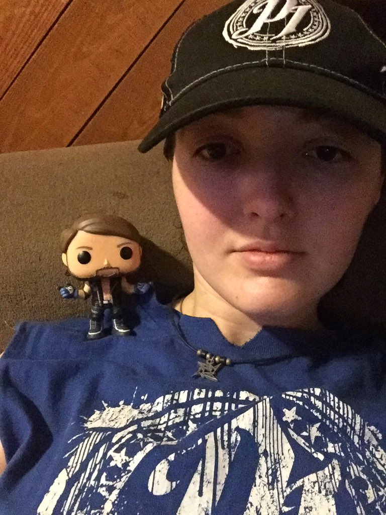 foREVertallica's tweet photo. @AJStylesOrg Look what I got today my very own #miniAJ 😎now my #miniBatman will have a friend 👌🏻🤘🏻 https://t.co/oujd1Pgtmu