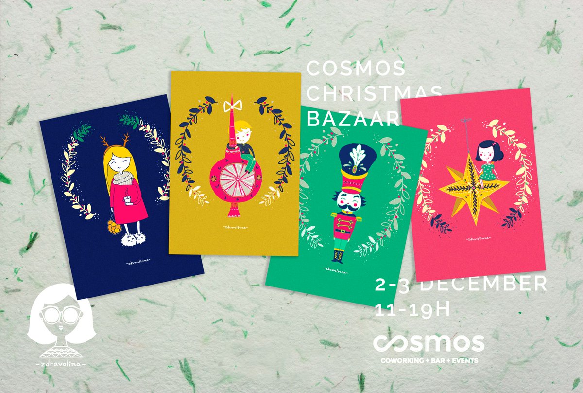 zdravolinna's tweet photo. 17' Cosmos Christmas bazaar! 2-3 December at Cosmos co-working space! https://t.co/UYA3Z5NhvO