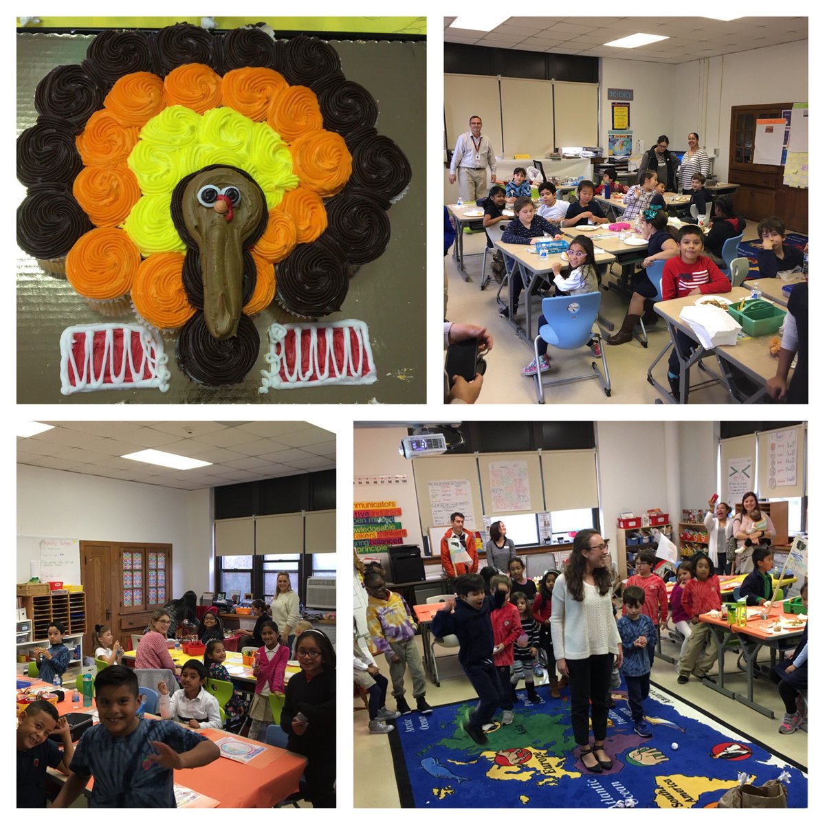 Thanksgiving feast with our School family. Thanks you to all teachers &amp; families for your cooperation🍓#ThanksgivingEve #spspride #thankful