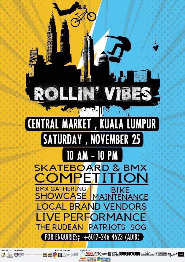 razziefghazali's tweet image. Just next Saturday guys ! See you at the Central Market ! #RollinVibes #RV17