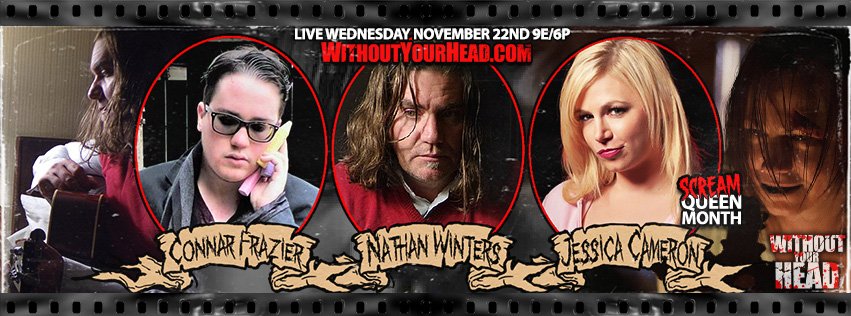 WithoutYourHead's tweet photo. LIVE tonight 9EST/6PST @JessicaCameron_ #ConnarFrazier & @NathanForrestW1 https://t.co/j8nS4oZf8G please RT https://t.co/uzS66NZQbJ