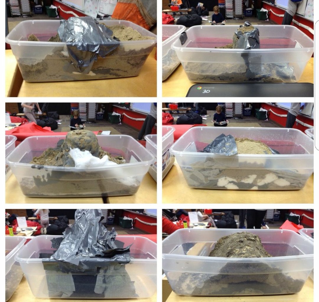 KMLuebcke3's tweet photo. Sketching and building earthen dams. #3rdgradescience #SLED #Engineering https://t.co/hQoSsrSoff