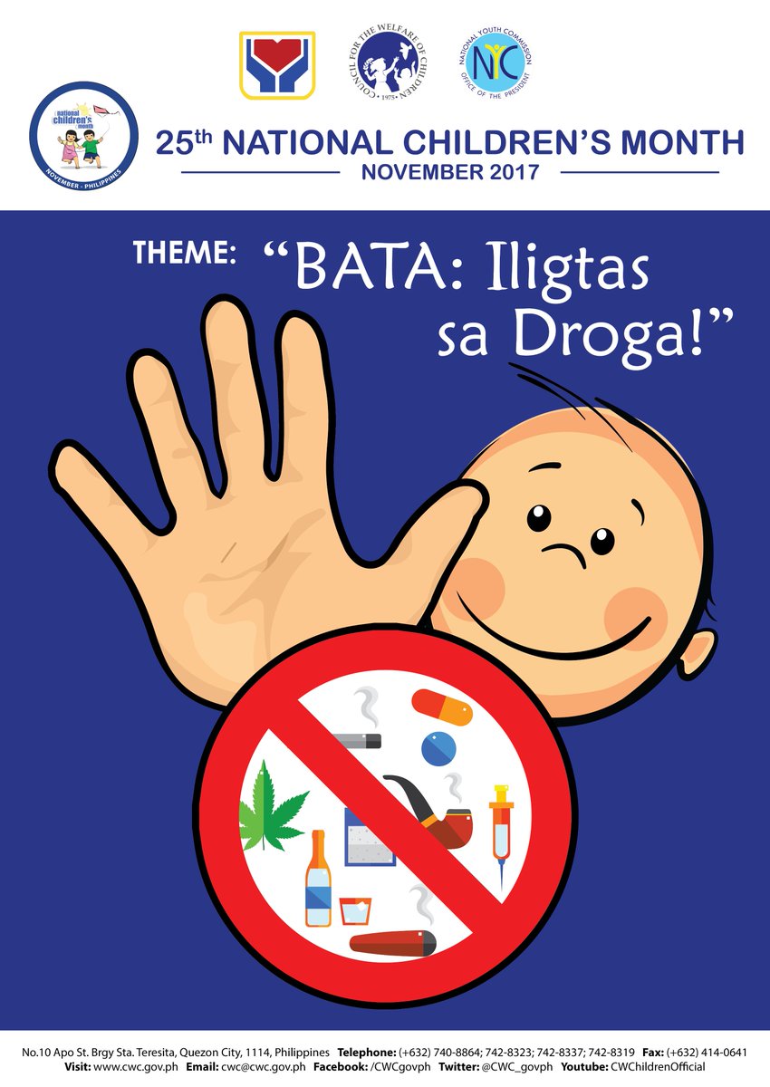 @StreetlightNOR joins the celebration of the 25th National Children's Month Celebration. In line with this a symposium on the Ill Effects of Drugs and Other Substance Abuse will be conducted on Nov. 25th.