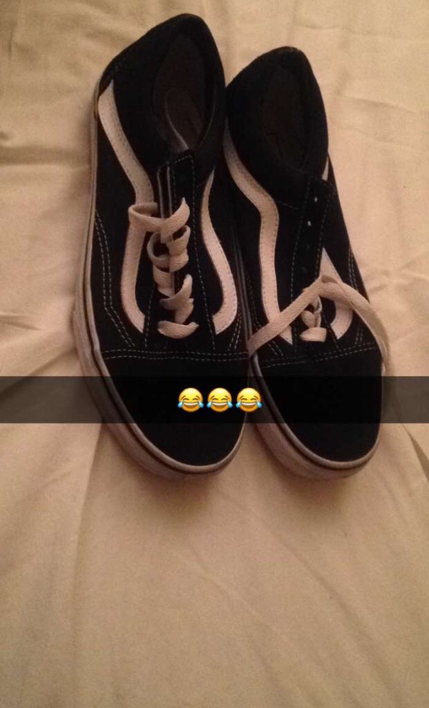 KallumPatten's tweet photo. @miawillliamsx @DannyGBarnes Would you like your vans back?😂😂 https://t.co/HvzxqSoKcQ