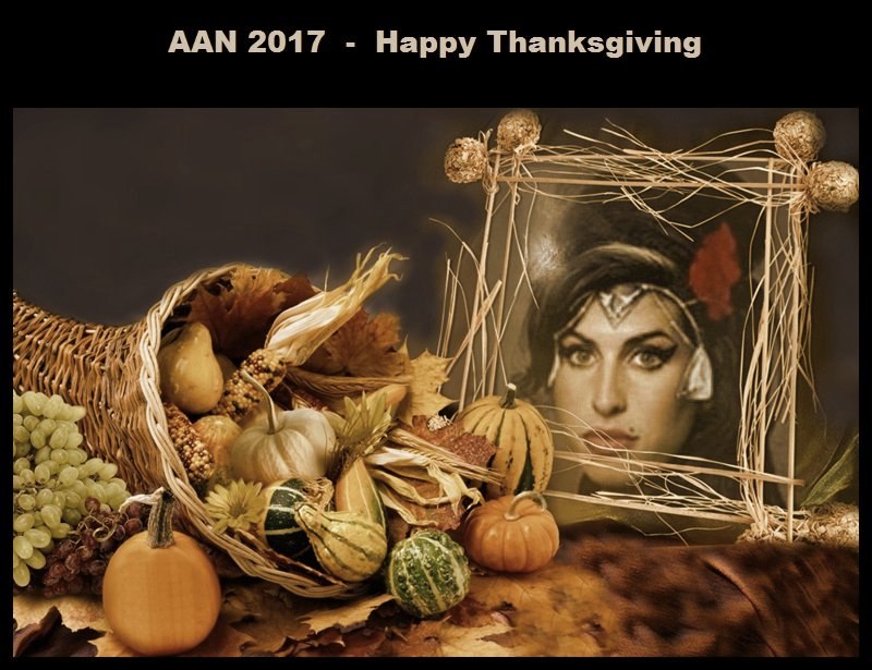 amysarmynow's tweet photo. ... Happy Thanksgiving To Each and Every #AmyWinehouse Fan ... https://t.co/EIcCX9Otev