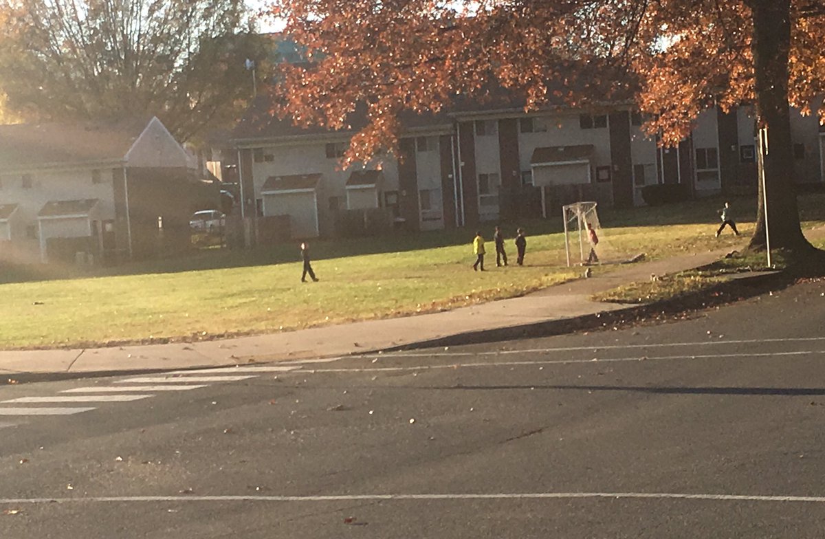 Nearly shed a tear. Just drove by Friendship Court and saw a group of kids playing soccer.  Thanks to everyone that helped raised funds for the goals and many others that have joined me each week for practice with the kids.  #unitedbysoccer #cville #soccer #outreach #thanks