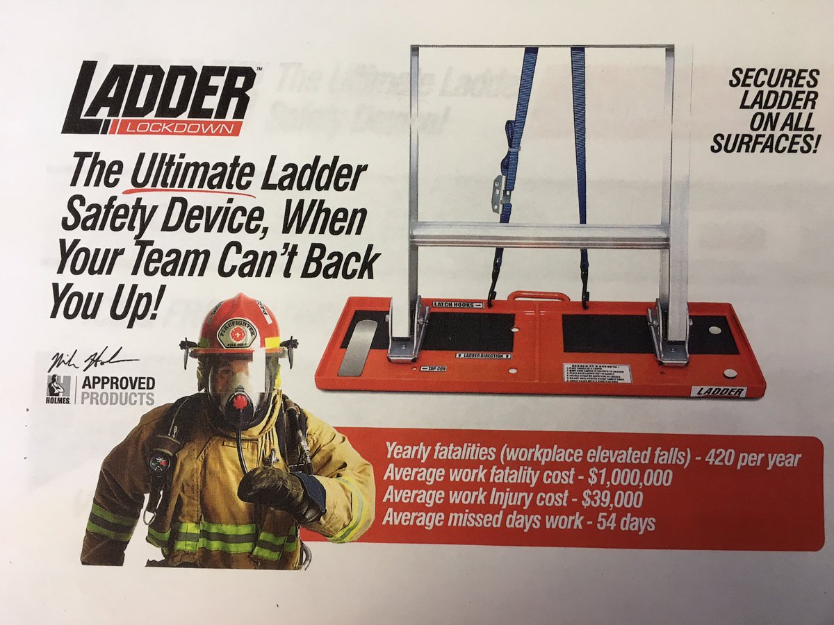 OFPE_'s tweet photo. Be prepared for the holiday decorating season with Ladder Lockdown! Be for prepared for anything at home or at the workplace. https://t.co/xDkI0gLL2Q