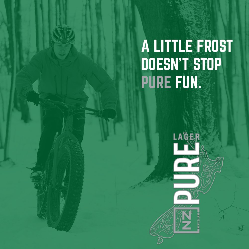 A little frost doesn't stop pure fun. #GoForARideDay
Try NZ Pure in Canada: ow.ly/KPI130gEyDU