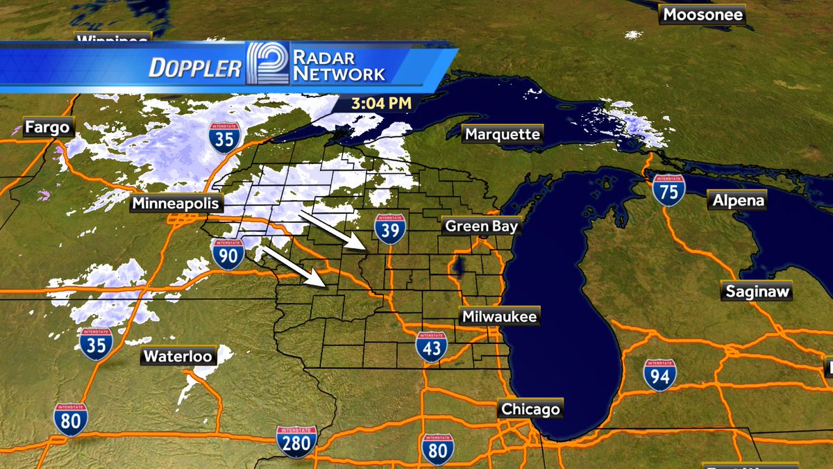 Mark_Baden's tweet photo. Weather word of the day: sublimation. The radar looks ominous, but we will see only a flurry at best tonight. Lower layers of atmosphere are dry. Most of snow will sublimate before making it to the ground. #SolidToGas https://t.co/sjxA7WojTE