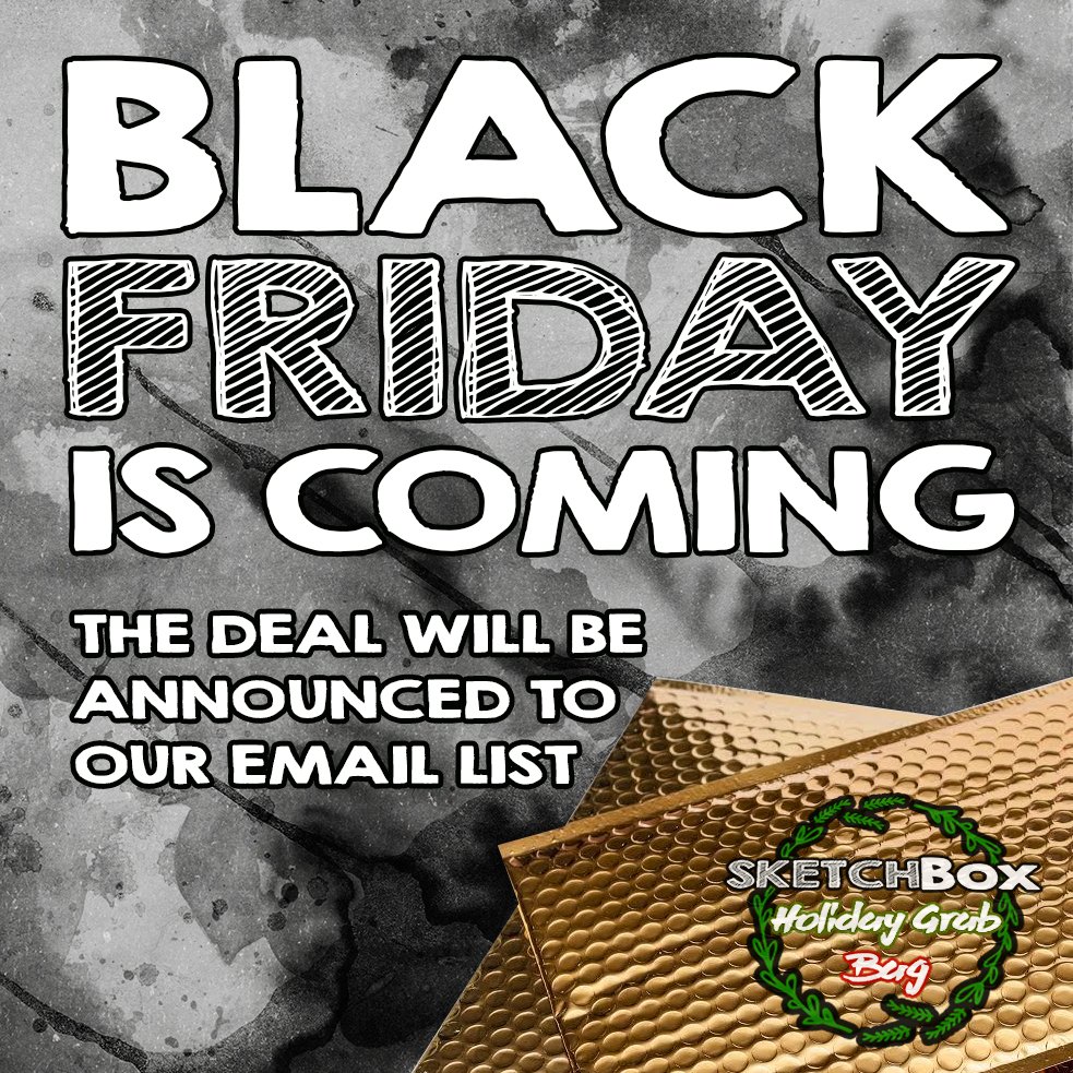 Did someone say grab bag?! #sketchbox #BlackFriday #BlackFriday2017