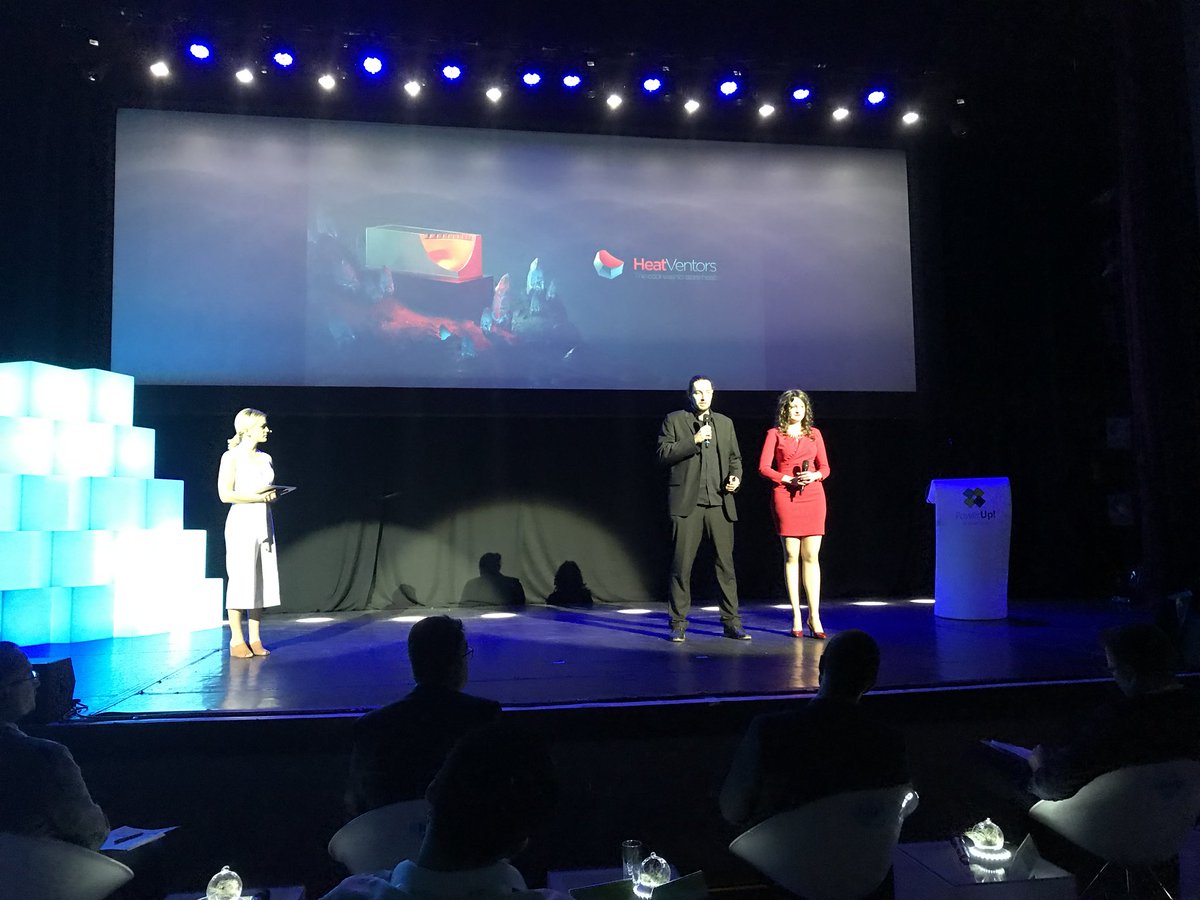 viteczech's tweet photo. #PowerUp2017 Grand Final night 🇪🇺... and the winners from 12 European energy startups are: 1) #HeatVentors 🇭🇺 2) #Flasc 🇲🇹 3) #ViaAlta 🇨🇿 &amp; special price for: Mebius 🇸🇮 ... #Cleantech #startup https://t.co/EqSVtVaZdt https://t.co/HUcj2xXYZE