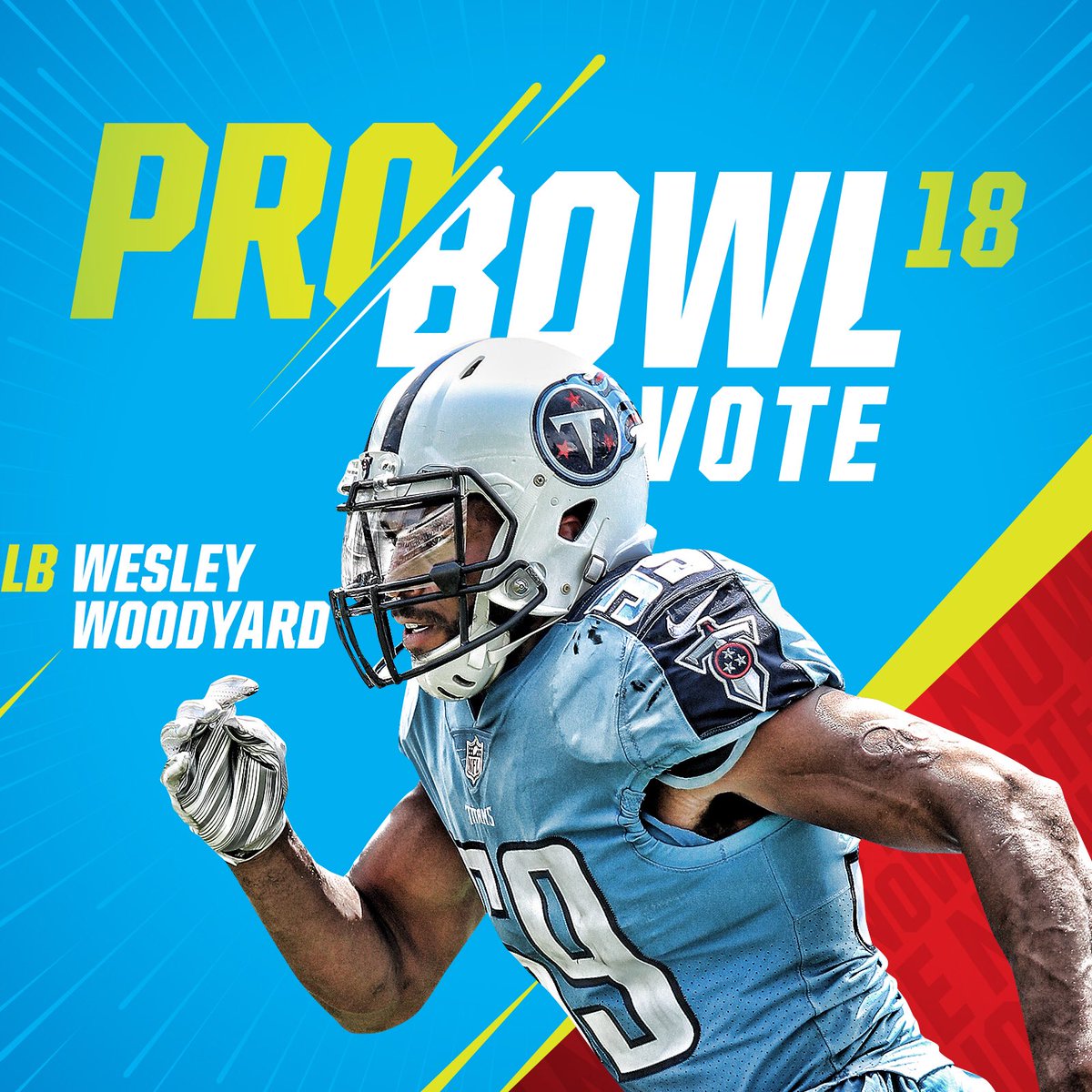 16ways's tweet photo. Have you voted yet? Remember to vote as many times as you can #ProBowlVote #LumberjackToDisney #ChangingLives @WoodDro52 @Titans https://t.co/aL8Su73XhY