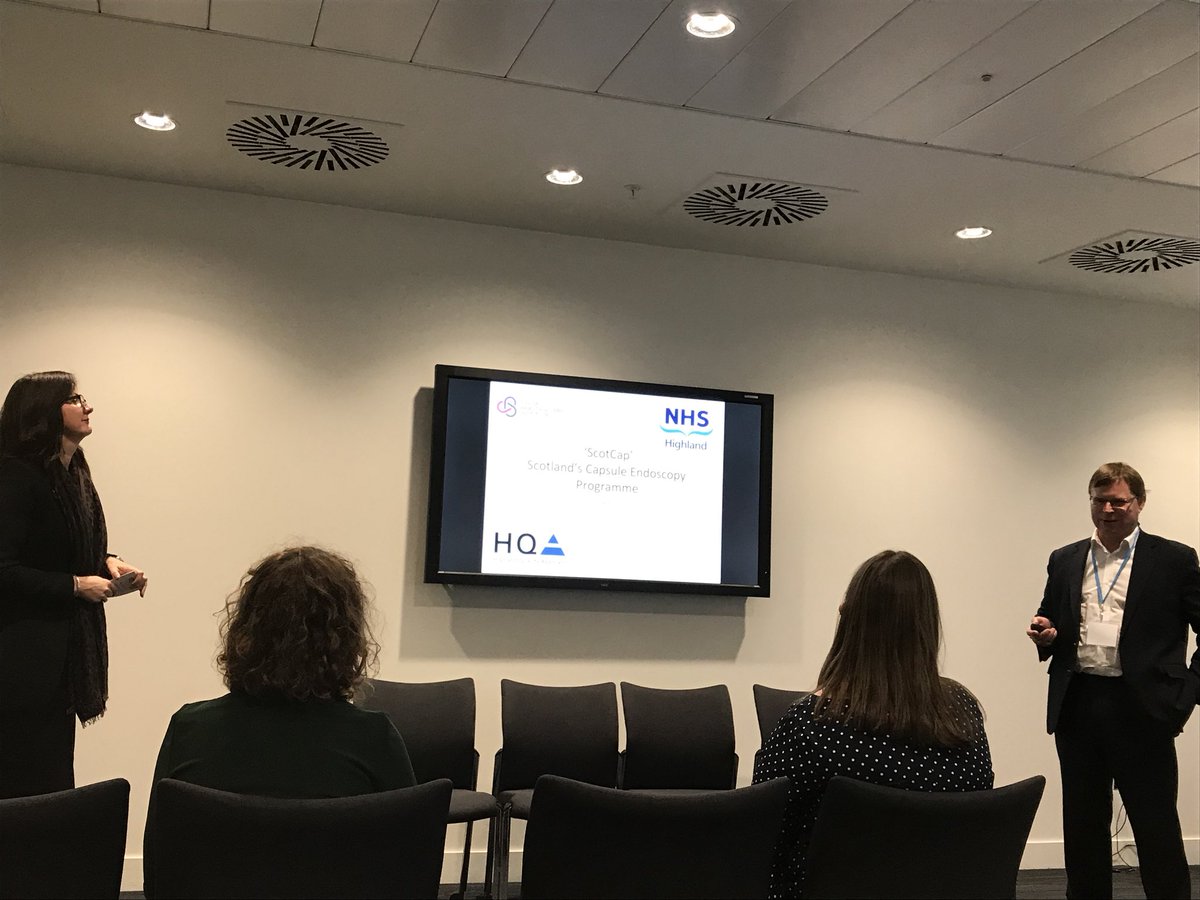 LesleyPatience1's tweet photo. Great talk from Danish researchers @Watsoninverness and @JoanneDHI #capsulendoscopy possibilites enjoyed by @CorpHealthInt @HILifeSciences #digicare4scot today. #improvingpatientexperience together #collaboration https://t.co/8GBEUSigN2