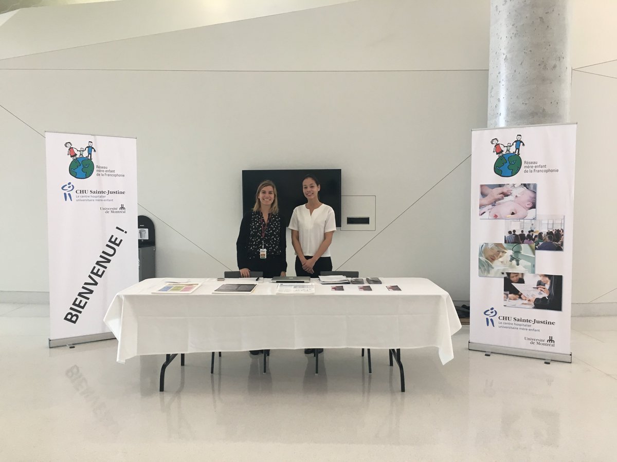 ReseauDe's tweet photo. Le RMEF était le vendredi 17 novembre dernier au CHU Sainte-Justine dans le cadre de la semaine de promotion du Réseau Mère-enfant de la Francophonie ! https://t.co/58IFTbRa7v
