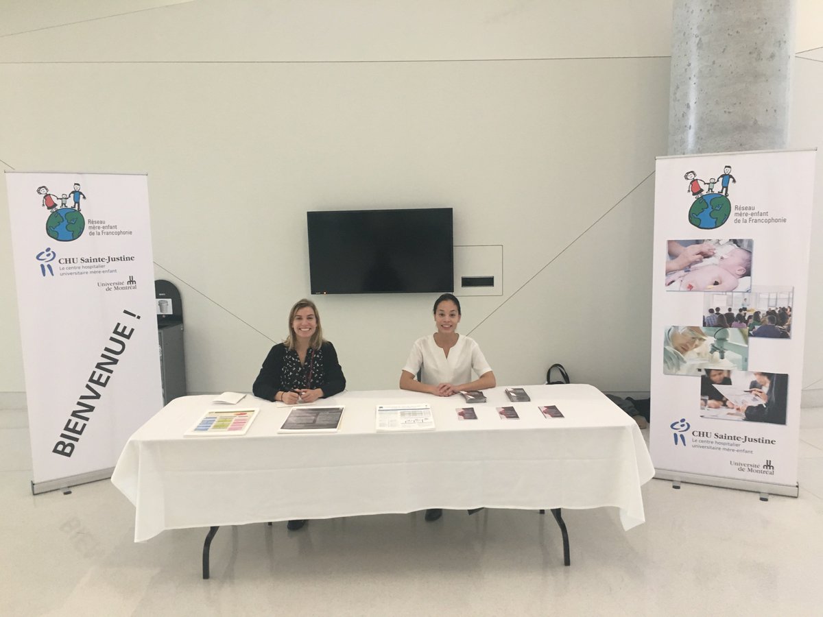 ReseauDe's tweet photo. Le RMEF était le vendredi 17 novembre dernier au CHU Sainte-Justine dans le cadre de la semaine de promotion du Réseau Mère-enfant de la Francophonie ! https://t.co/58IFTbRa7v
