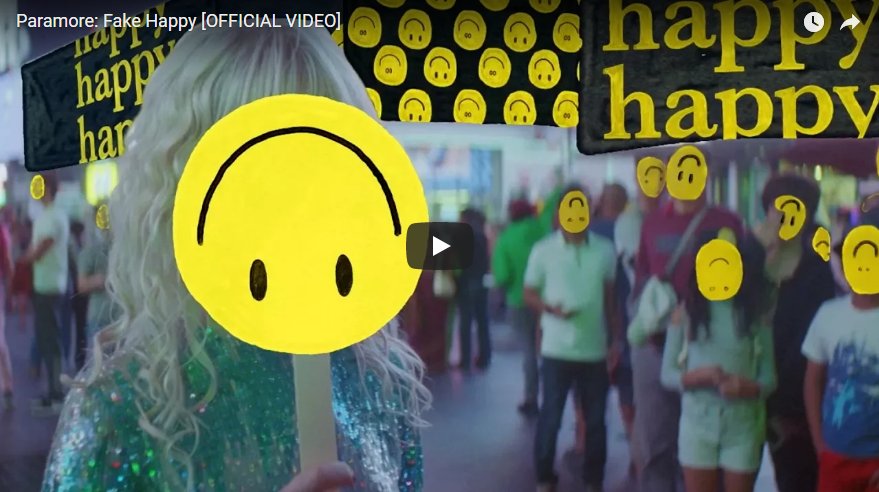 OmnibusJournal's tweet photo. Check out Faren's thoughts on @paramore's #FakeHappy music video: https://t.co/JlT9xFRCMw #Music #MusicVideos #Writing #Paramore https://t.co/QL0QZA9UYA