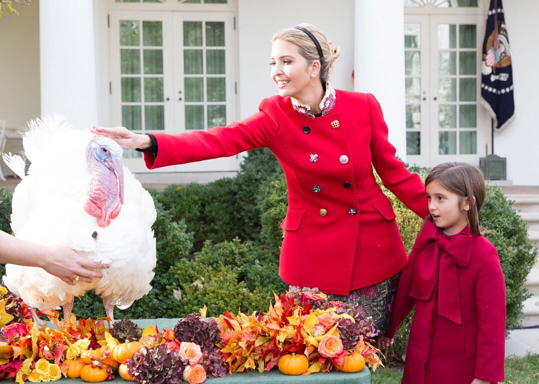 IvankaTrump's tweet image. Getting ready for Thanksgiving! 
🍁🍽🦃🥧
