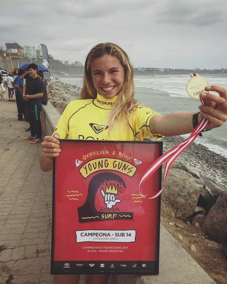 escuelaolasperu's tweet photo. Felicitaciones Alessia Moro Campeona Sub 14 Damas en el #YoungGuns2017 de #PuntaRoquitas.
¡Felicidades Champ! 💪🏼🏄🏼‍♀️🇵🇪
---
APROVECHA EL DESCUENTO DE LA PRE-VENTA 2018
(*) Entérate más aquí ▶️ https://t.co/PEMsc7K37G 
---
https://t.co/wcgIDmMSh6 https://t.co/IYVyEyGexV