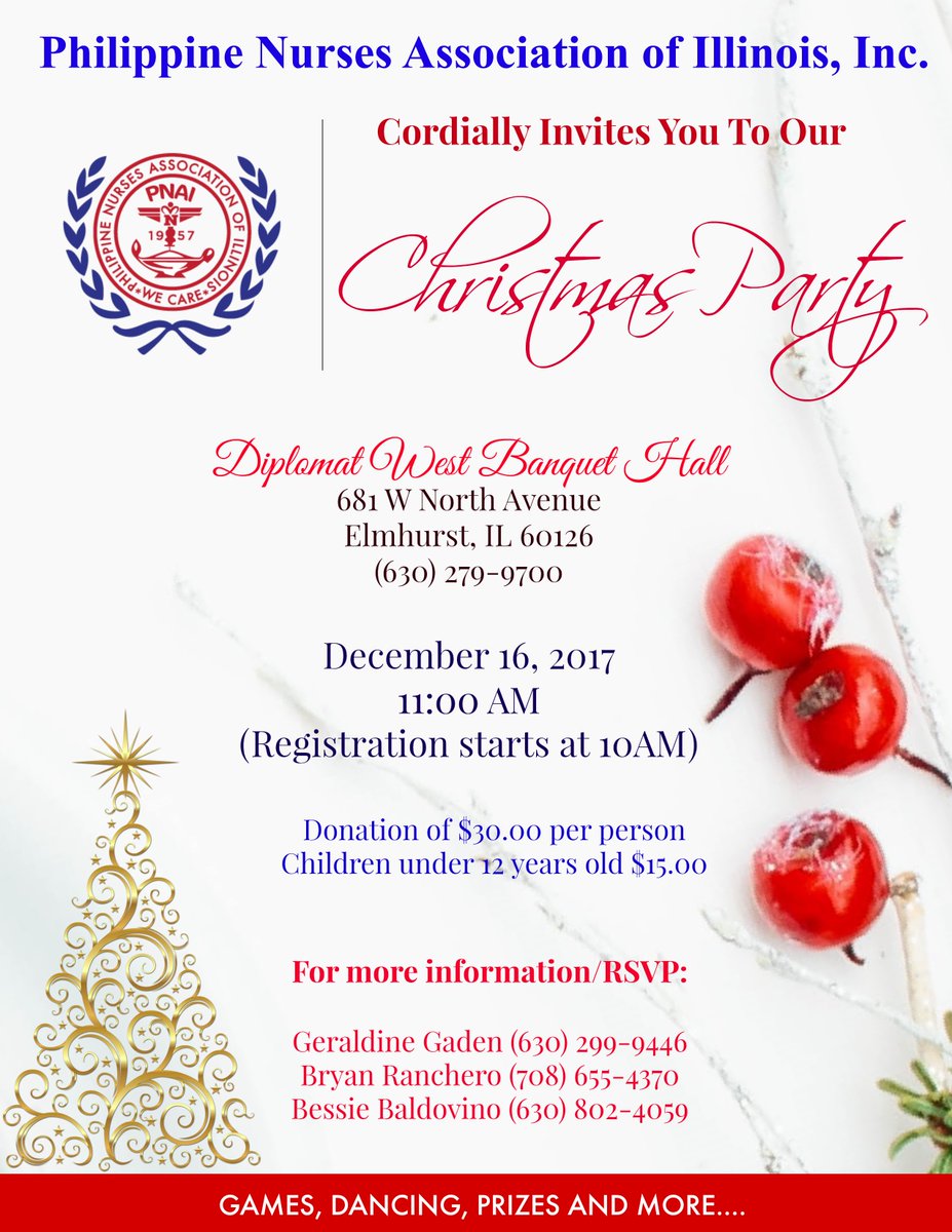Join us to celebrate the Holiday Season on December 16, 2017.
#ChristmasParty
#PNAIChristmasParty
#HappyHolidays