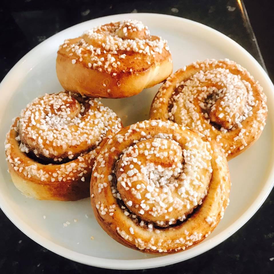 The perfect accompaniment to your coffee (kaffe)? The Dala cinnamon bun (kanelbulle)! Ours are famous from Newcastle to Stockholm.