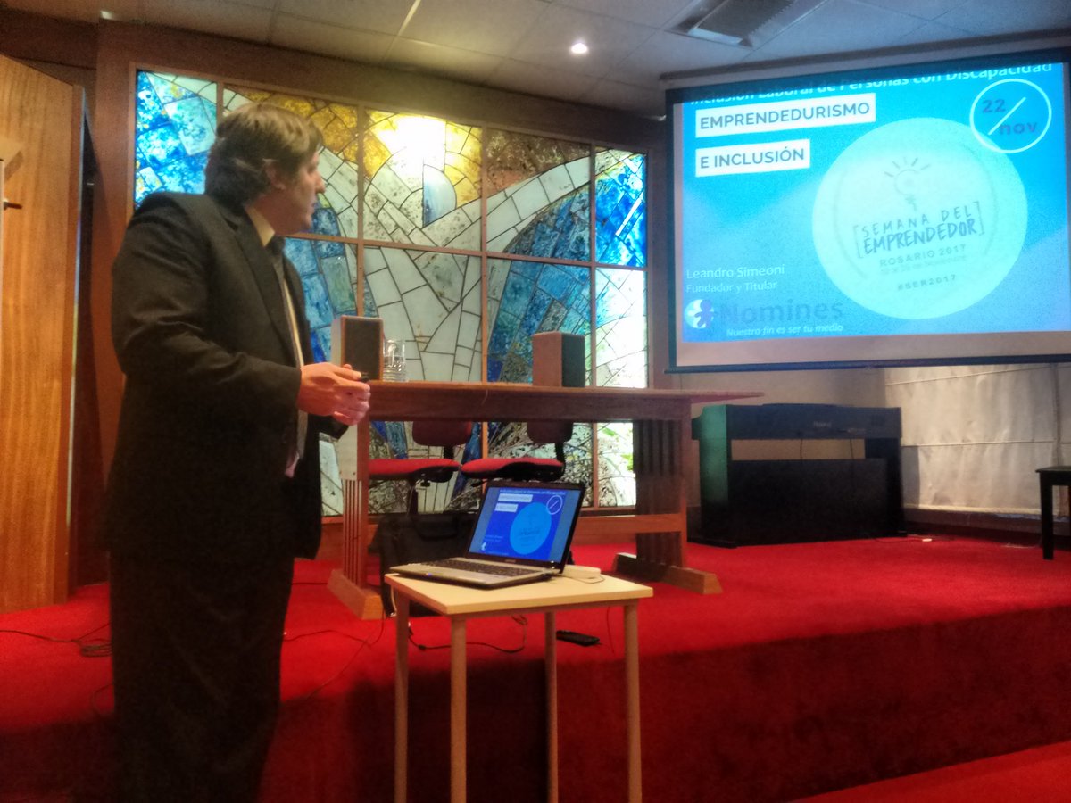ProgramaEscalar's tweet photo. Arrancamos el panel de Emprendedurismo e inclusión en el marco de #ser17 @Nomines @DoncelONG @Cimientos @FONBEC https://t.co/Eo6u9lxdB8