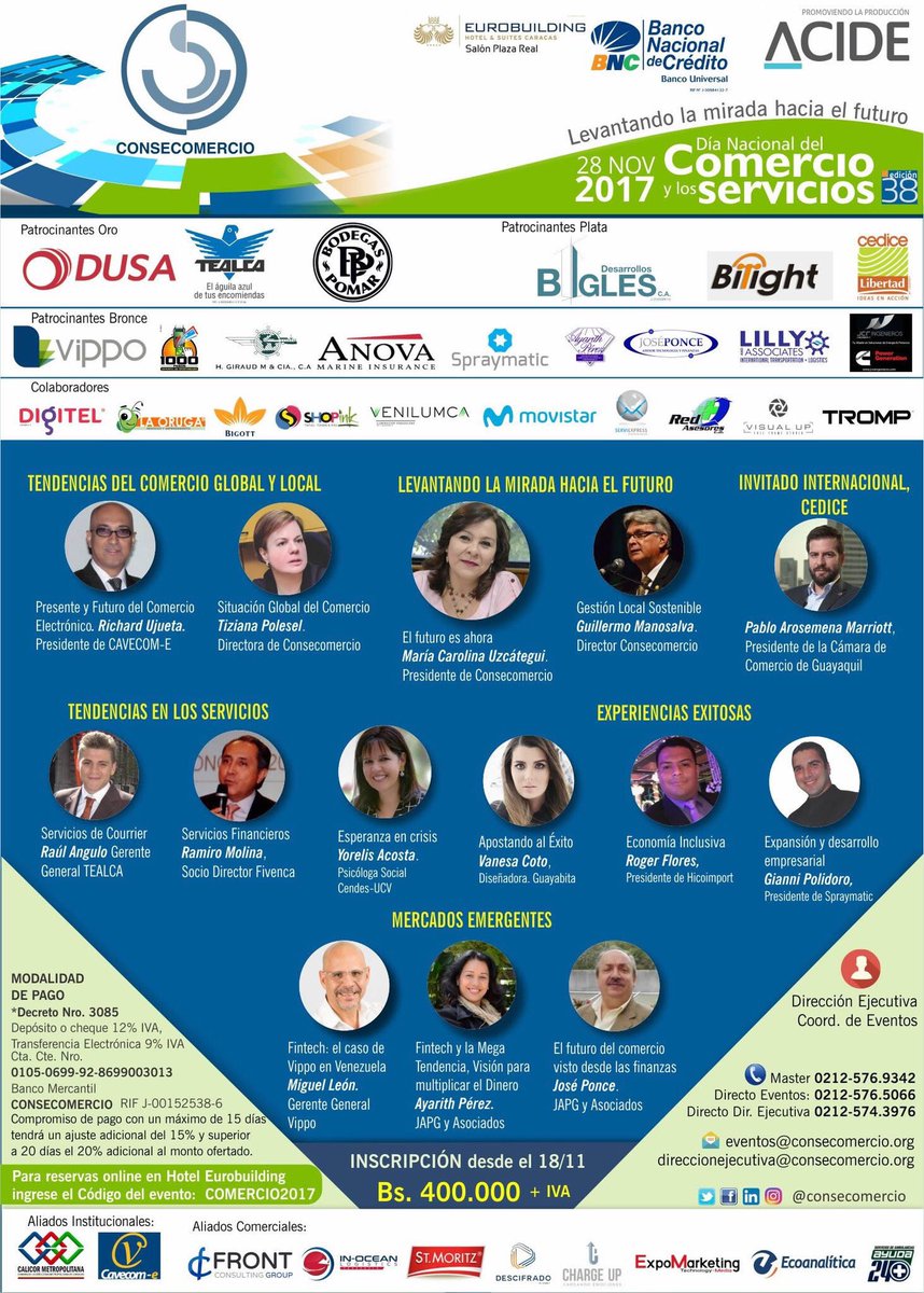 Día Nacional del Comercio y los Servicios 2017, #28Nov en el <a href="/eurobuilding/">Eurobuilding Caracas</a> ¡Te esperamos!inscríbete aquí goo.gl/forms/N7q3YJQL…