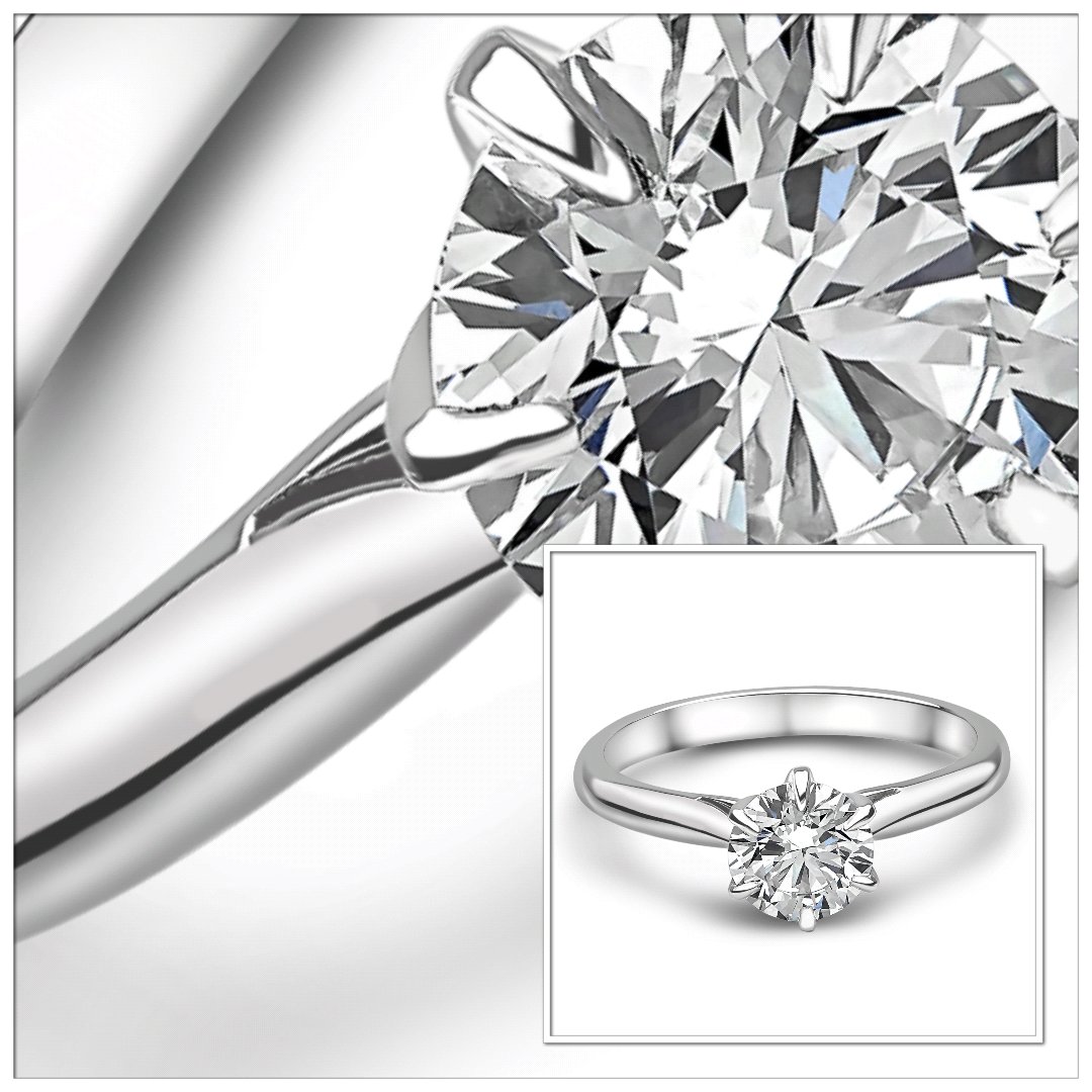 However you propose, we have engaging rings in our <a href="/NorwichLanes/">Norwich Lanes</a> store.  The ring shown is available in #platinum or #whitegold.  #solitaire #diamond #perfect #yes