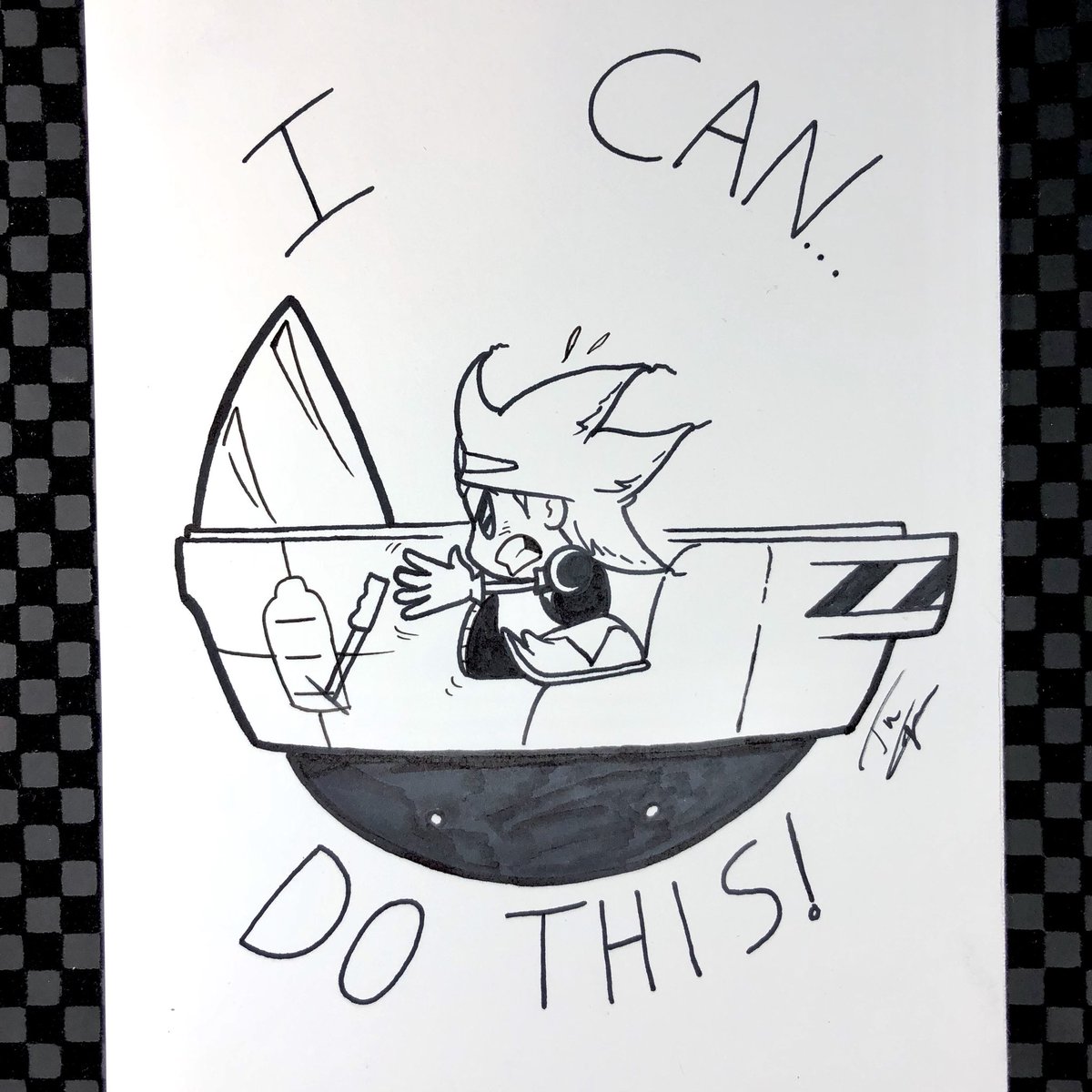 timcampbe's tweet photo. C’mon, C’MON! @blackbookalpha #drawing #ink #inked #sonic #sonicthehedgehog #eggette #eggetha #omelette #omeletta #sonicmania #eggman #eggmobile https://t.co/fhOBCvsyxg
