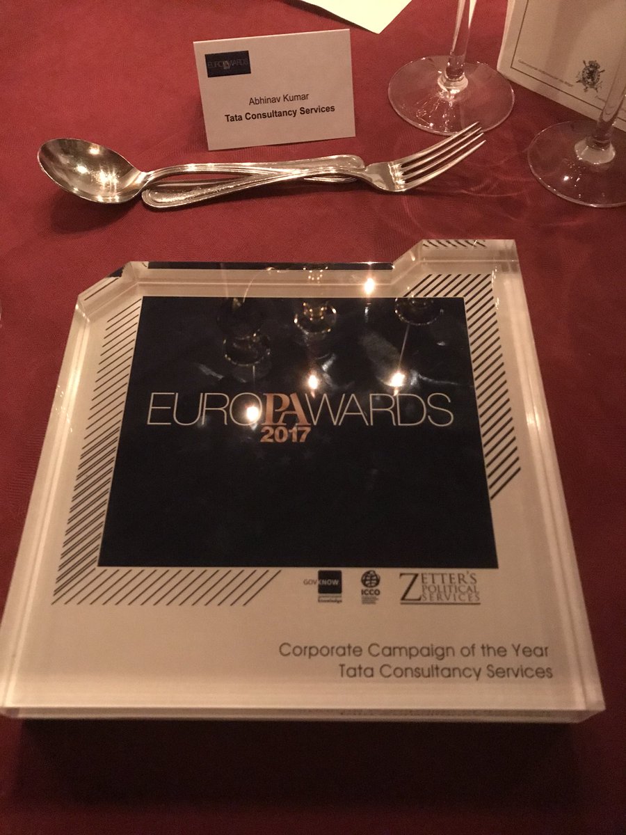 AbKumar1's tweet photo. Congrats to our team which worked on #GenerationDirect youth study, winner of the #EuroPAwards Corporate Public Affairs Campaign of the year https://t.co/7RzY2GOv6K