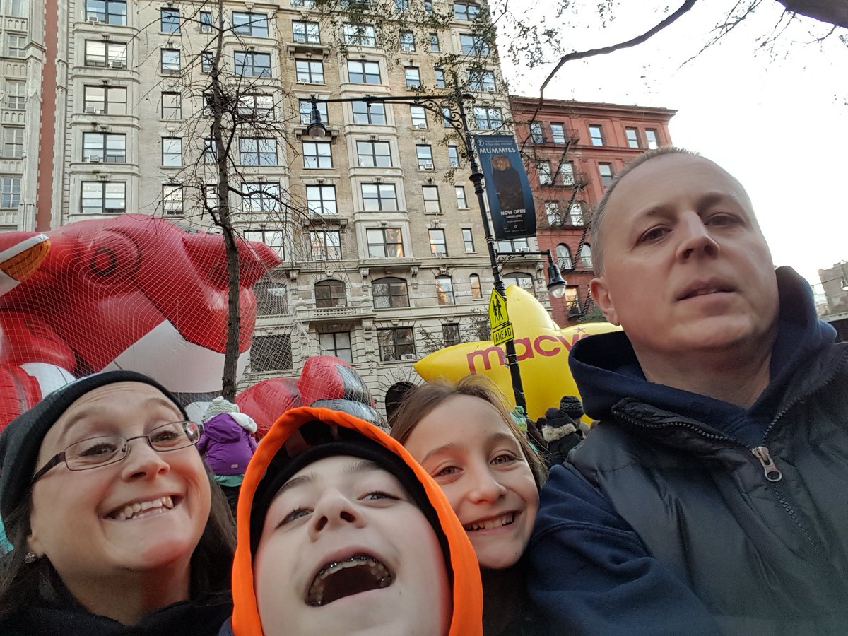 EricMatwey's tweet image. Macy's parade balloons being inflated