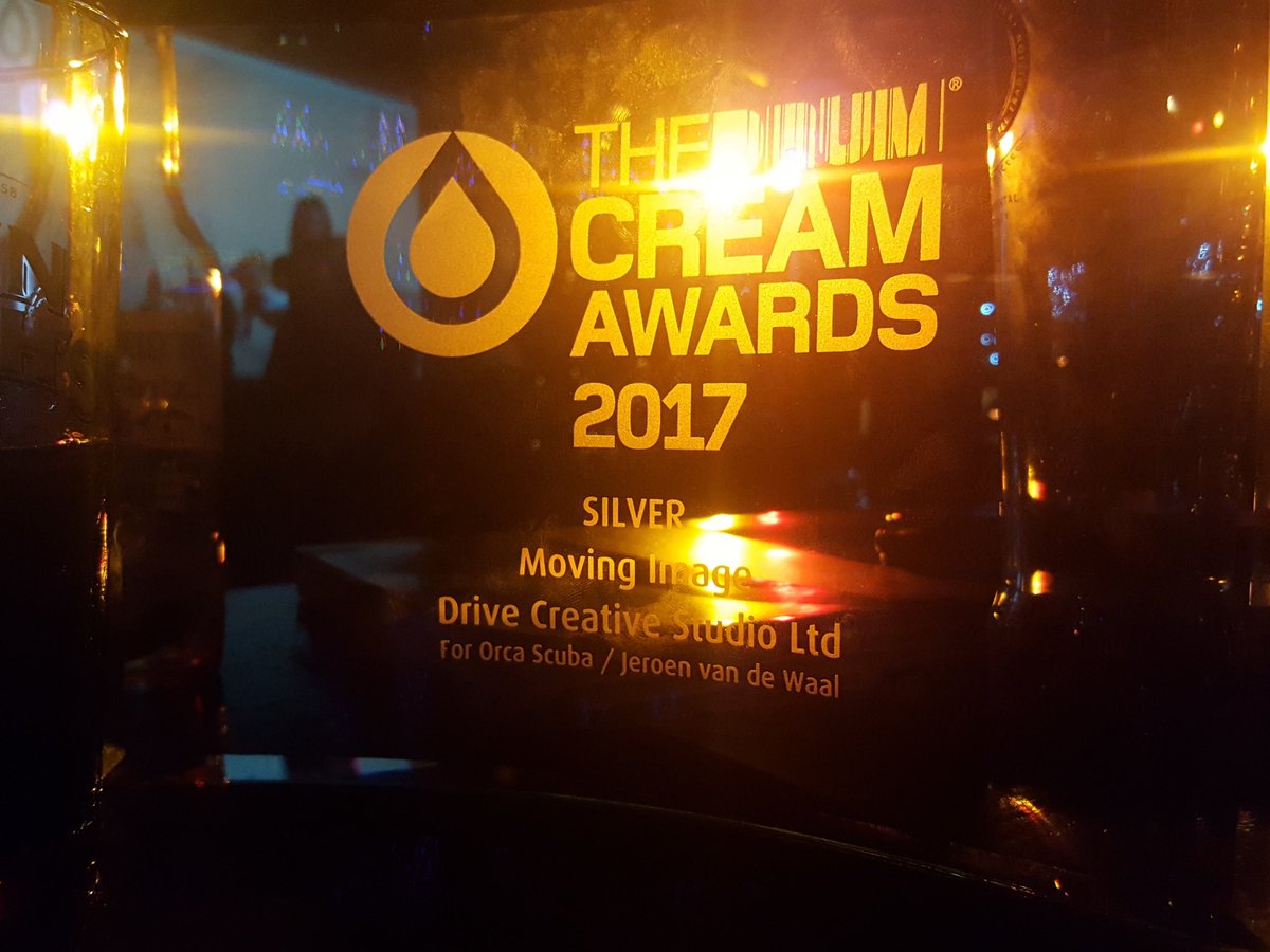 DriveStudio's tweet photo. Boom!! Silver in Moving Image for our ocean manifesto animation! We'll take that! #animation #exeter #creamawards #designagency #win https://t.co/uJLbm6YBQB