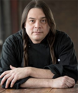 MotherJonesFood's tweet photo. Our country’s original cuisine is sugar free, gluten free, dairy free. @The_Sioux_Chef wants us all to eat more of it. https://t.co/0fjtZjU0Ie https://t.co/Kn9HVegNSV