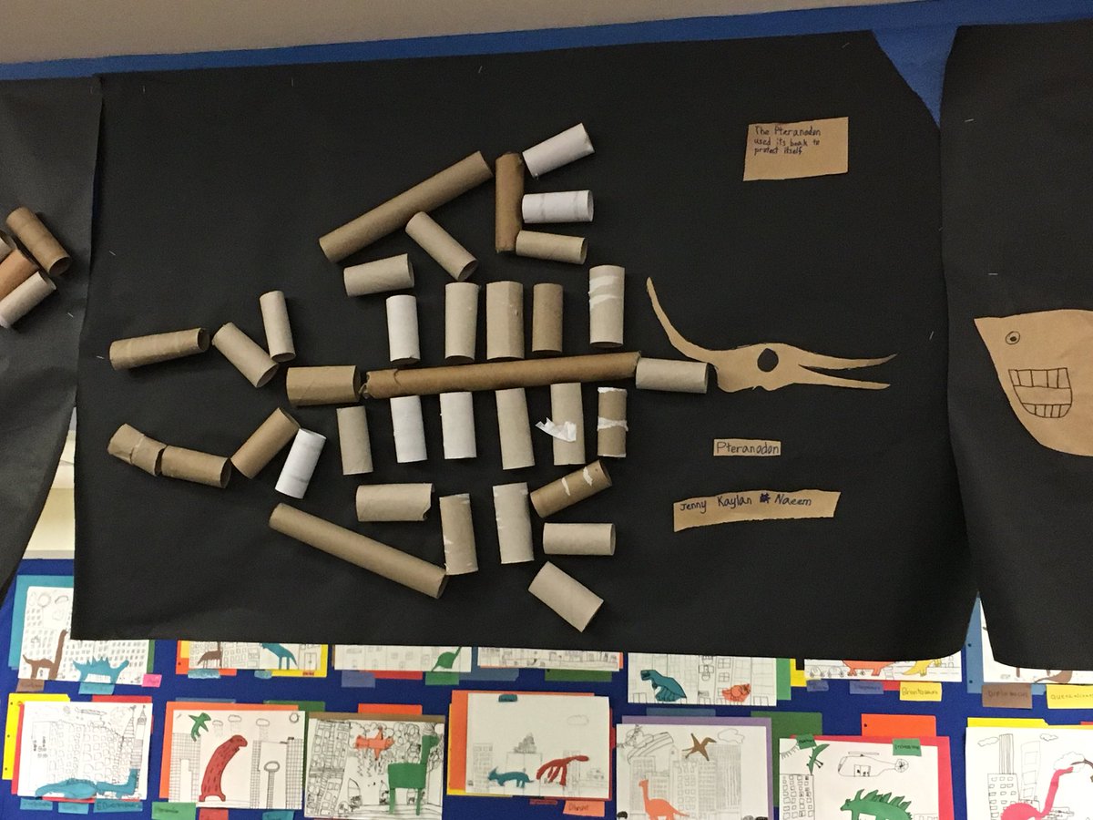 SweetGrass_EPSB's tweet image. Representing dinosaurs #RAWR #gr4science #epsb