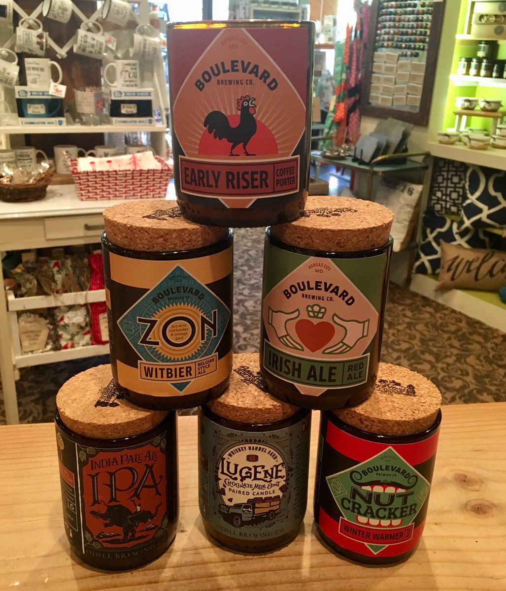 More good news . . . just received a delivery of beer candles from <a href="/CraftBeerCandle/">Barley & Hops</a>