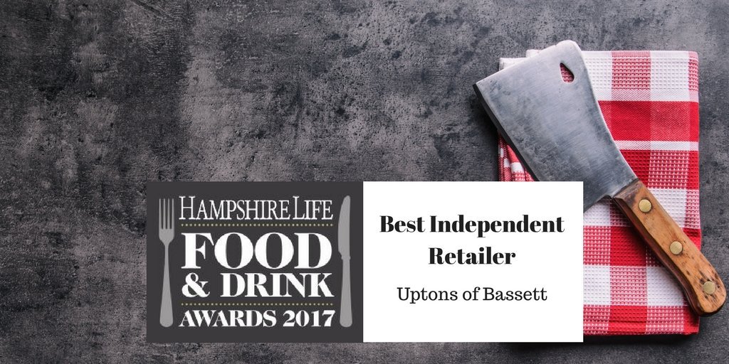 HampshireLife's tweet photo. Our Best Independent Retailer is @UptonsButchers, Southampton 🥓🥓🥓👏 #HampshireFADA https://t.co/LonF48jOsR