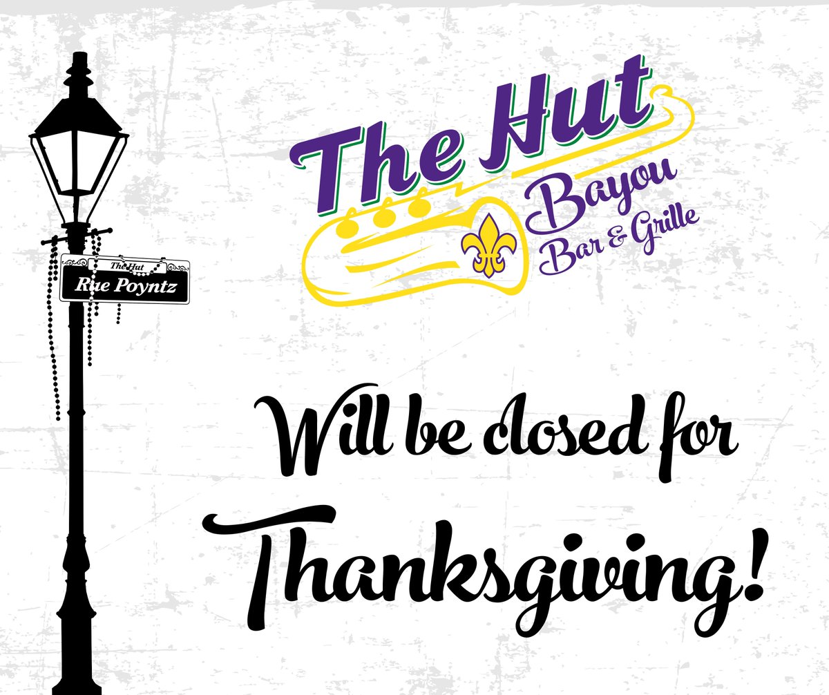 TheHutMHK's tweet photo. Wishing you all a wonderful holiday! https://t.co/YsFGRQT5cG