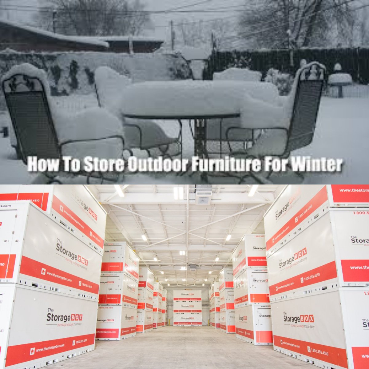 The_Storage_Box's tweet photo. What a great way to keep your furniture protected from the cold weather! #thestoragebox #Windsor #yqg #local #winter2017 #storage https://t.co/k5vKWJzX6R