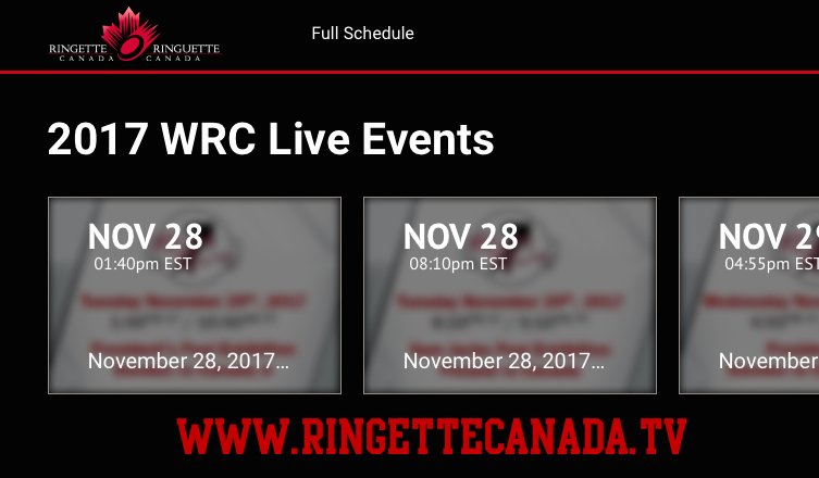 ringettecanada's tweet photo. If you can't be in Mississauga to cheer on Team Canada at the 2017 World Ringette Championships, make sure you watch the live webcast of the games here: https://t.co/z9asmfFfsN
@2017WRC https://t.co/dFH3O5bsV5