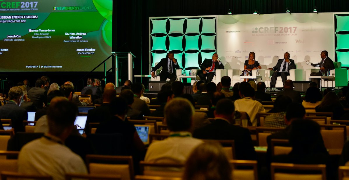 CariRenewables's tweet photo. Have you read our Top 5 Takeaways from #CREF2017? Have a read and please share your takeaway for the Caribbean renewable energy market! https://t.co/c7xyvhHZLQ https://t.co/v8KRgVTe2m