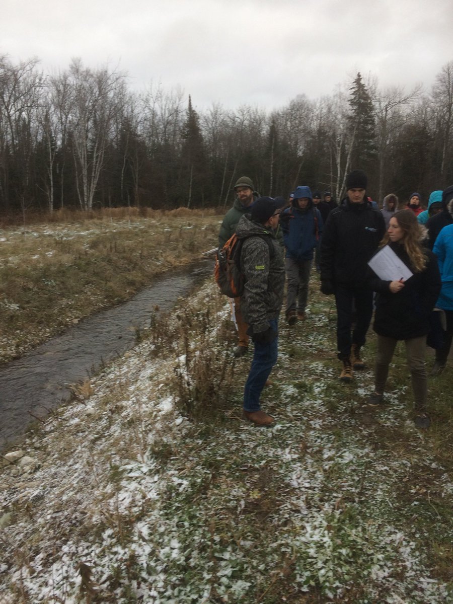 PaulToffoletti's tweet photo. New creek allow brook trout to thrive in cool water.  avoid degraded Centennial pond. Congrats to all partners #Latornell2017  #Latornell17 https://t.co/tXaAmOwXGO