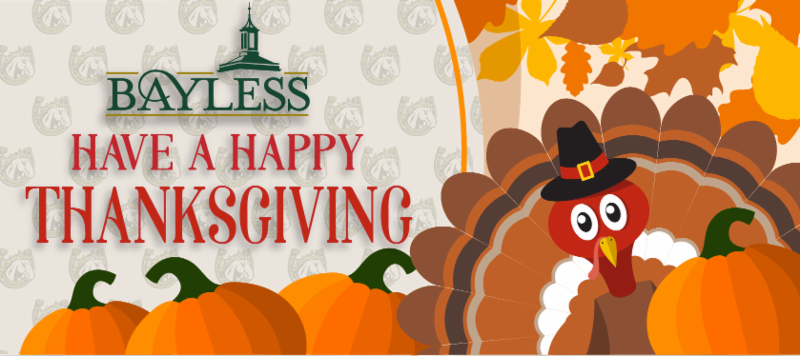 BaylessSchools's tweet photo. Happy Thanksgiving from Bayless Schools. https://t.co/QTfk7v8tGo https://t.co/U6Iv3E7ark