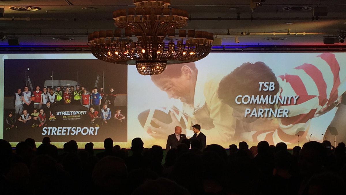 sported_UK's tweet photo. So great to see Sported member @StreetsportRGU win @TSB Community Partner award #prideofsport Congrats!! https://t.co/VMQxlTRO2y