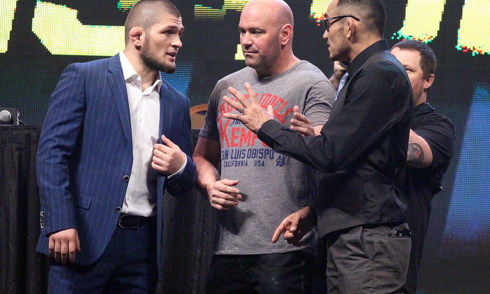 dc_mma's tweet photo. So I walk into the gym today and @khabib_nurmagomedov walks up and says the @Ufc is wanting to make me vs @tonyfergusonxt for dec 30. Then he tells me that tony is saying no to the fight. Come on Tony, that ain’t gangsta bruh. Take the fight man!!!! https://t.co/PCyjdAxIF3