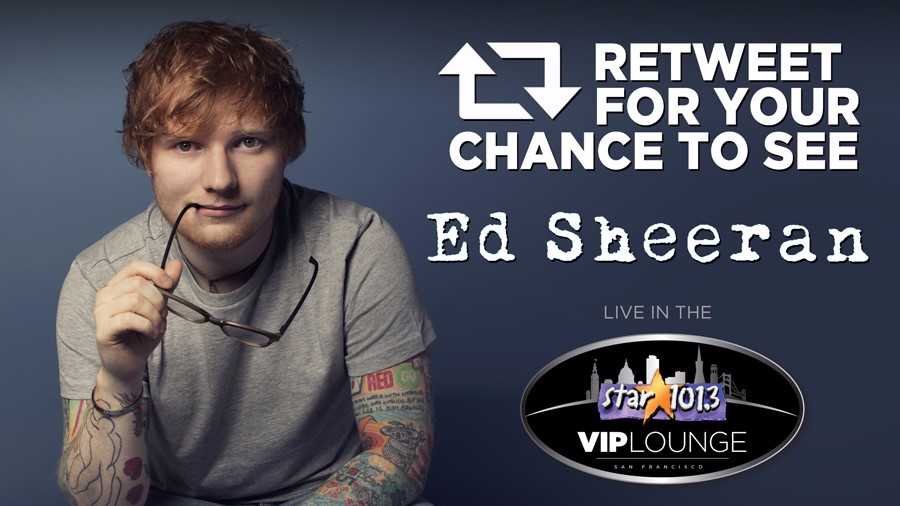 Star1013's tweet photo. Enjoy a Private Performance from @edsheeran in the #Star1013VIPLounge!
Follow, RT & tell us your favorite Ed Sheeran lyrics! Use #STAR1013Ed for a chance to win!
Contest Ends 11/29 at 12p noon! https://t.co/F9gCD8Yz67